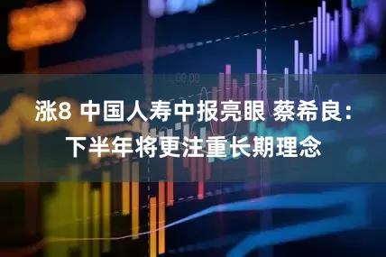涨8 中国人寿中报亮眼 蔡希良：下半年将更注重长期理念